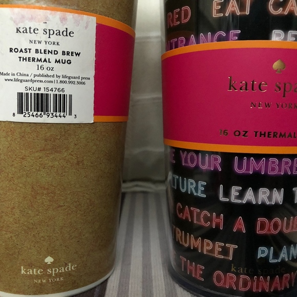 NOT FOR SALE Kate Spade 16oz Thermal Mugs Qty: 2 - Picture 6 of 8